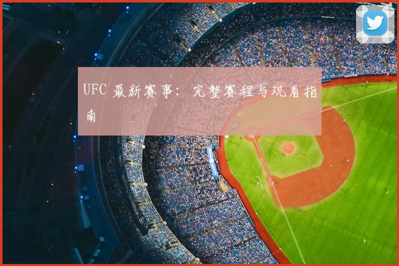 UFC 最新赛事:完整赛程与观看指南